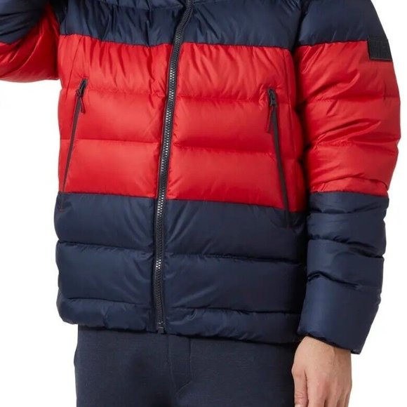 New HELLY HANSEN RWB Reversible Down Jacket Men's Size XL PrimaLoft HH - Picture 3 of 16